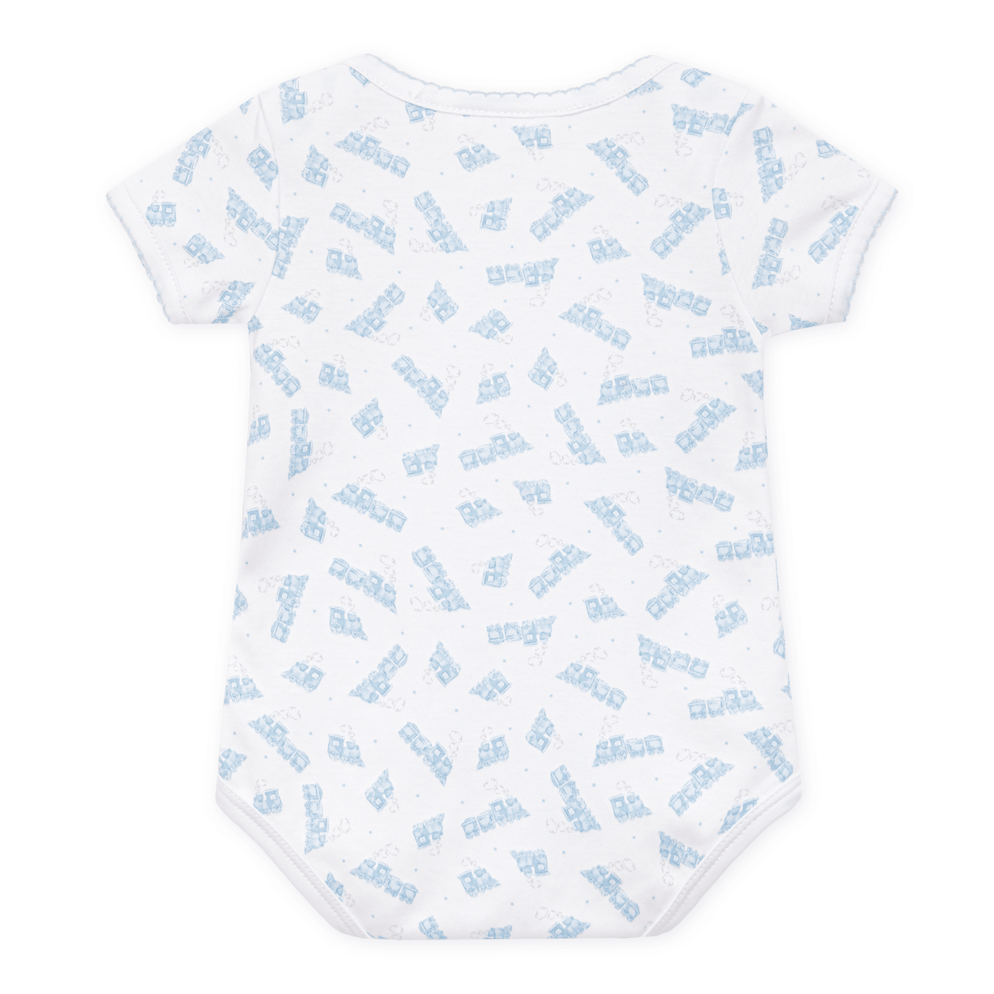 Choo Choo Train Print Lap Bodysuit - Magnolia BabyBodysuit