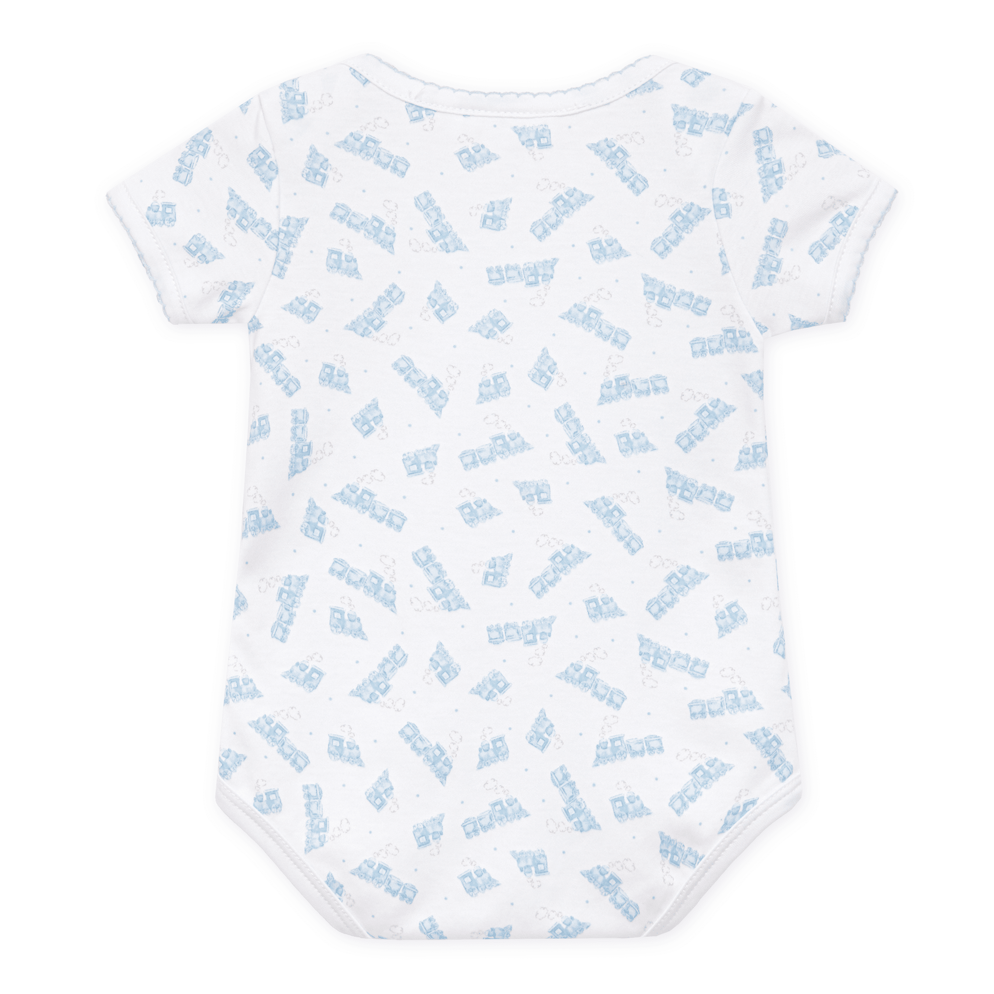 Choo Choo Train Print Lap Bodysuit - Magnolia BabyBodysuit
