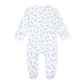 Choo Choo Train Print Zip Footie - Magnolia BabyFootie