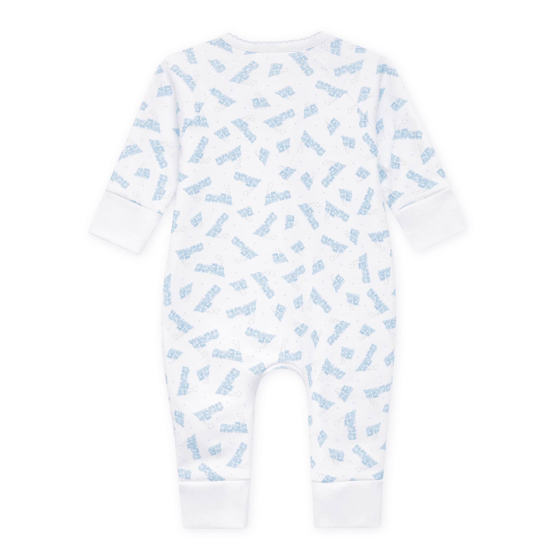 Choo Choo Train Print Zip Playsuit - Magnolia BabyPlaysuit