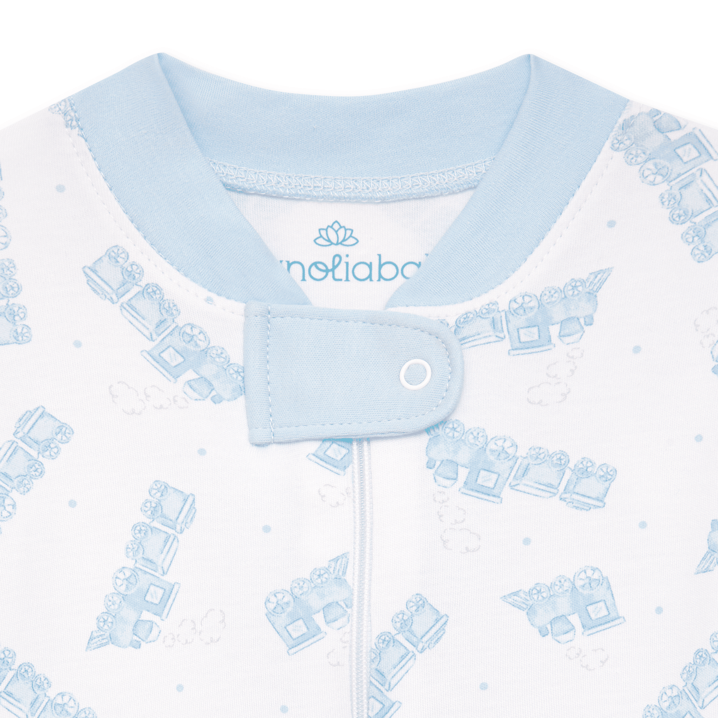 Choo Choo Train Zip Pajamas - Magnolia BabyZipper Pajamas