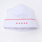Chris Classics Embroidered Hat - White Red - Magnolia BabyHat