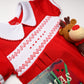 Chris Classics Smocked Bubble with Christmas Carol Book and Holiday Rattle Set - Magnolia BabyGift Set