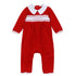 Chris Classics Smocked Playsuit - Red - Magnolia BabyPlaysuit