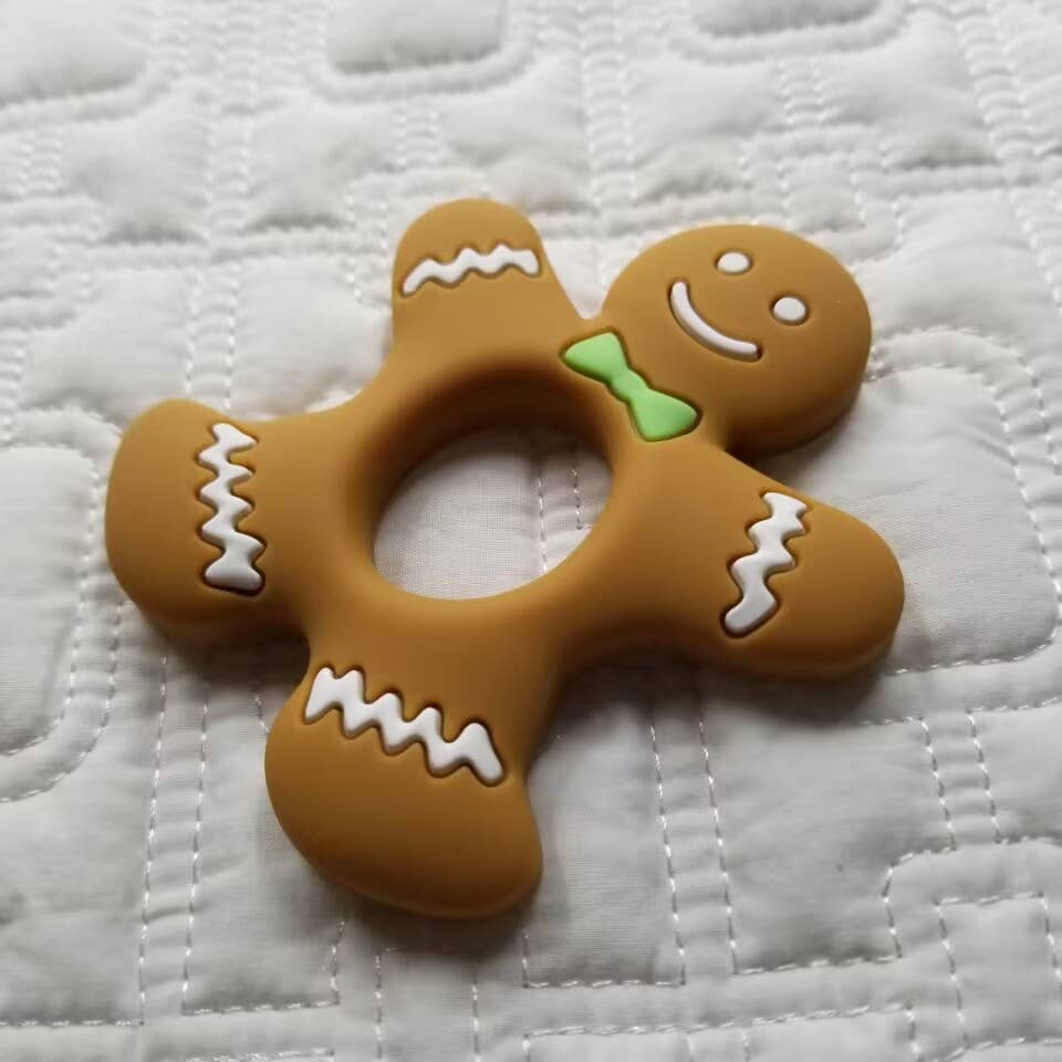 D & C TOYS_Christmas Gingerbread Man Teether Toy_1