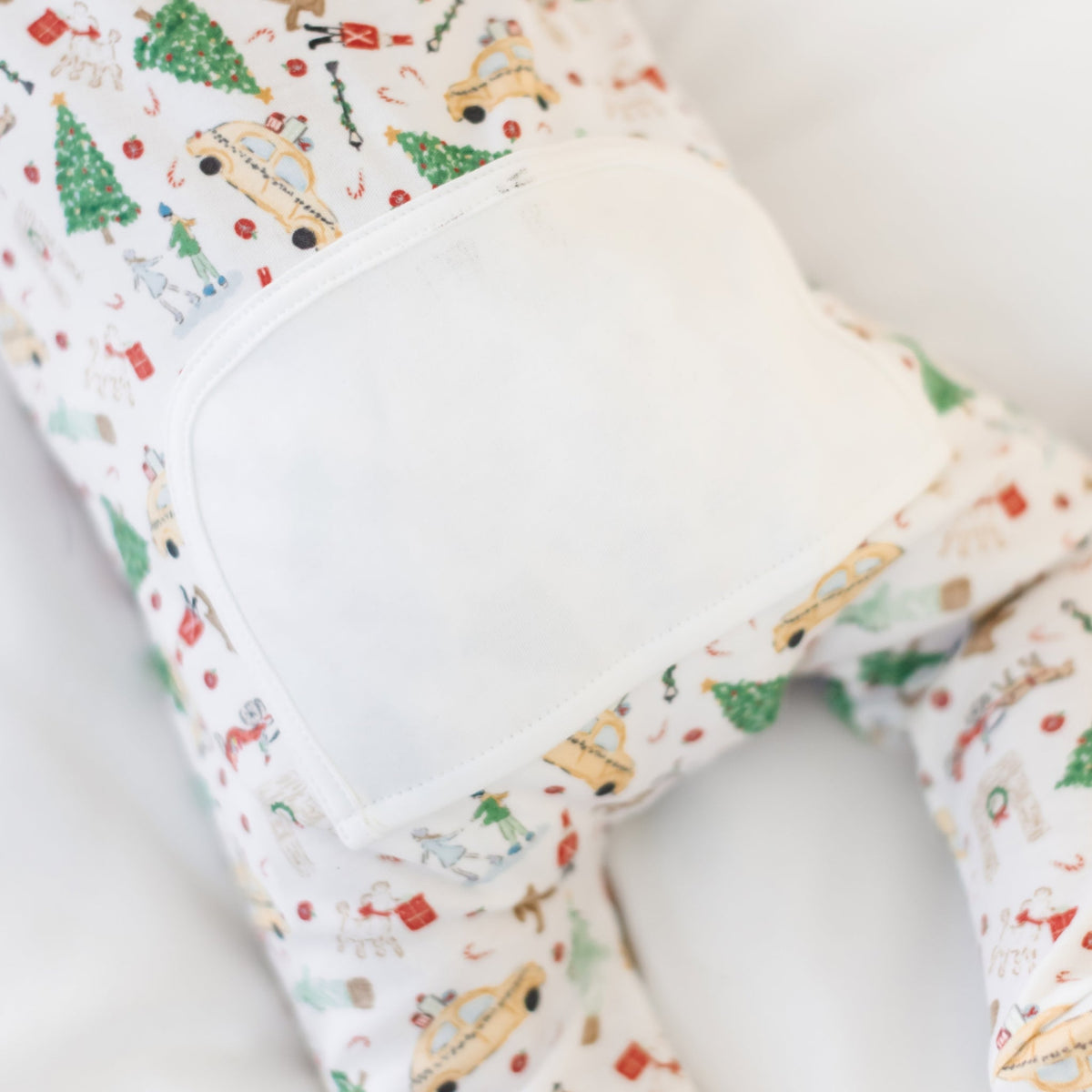 Magnolia Baby_Christmas in the City Print Zip Footie_4