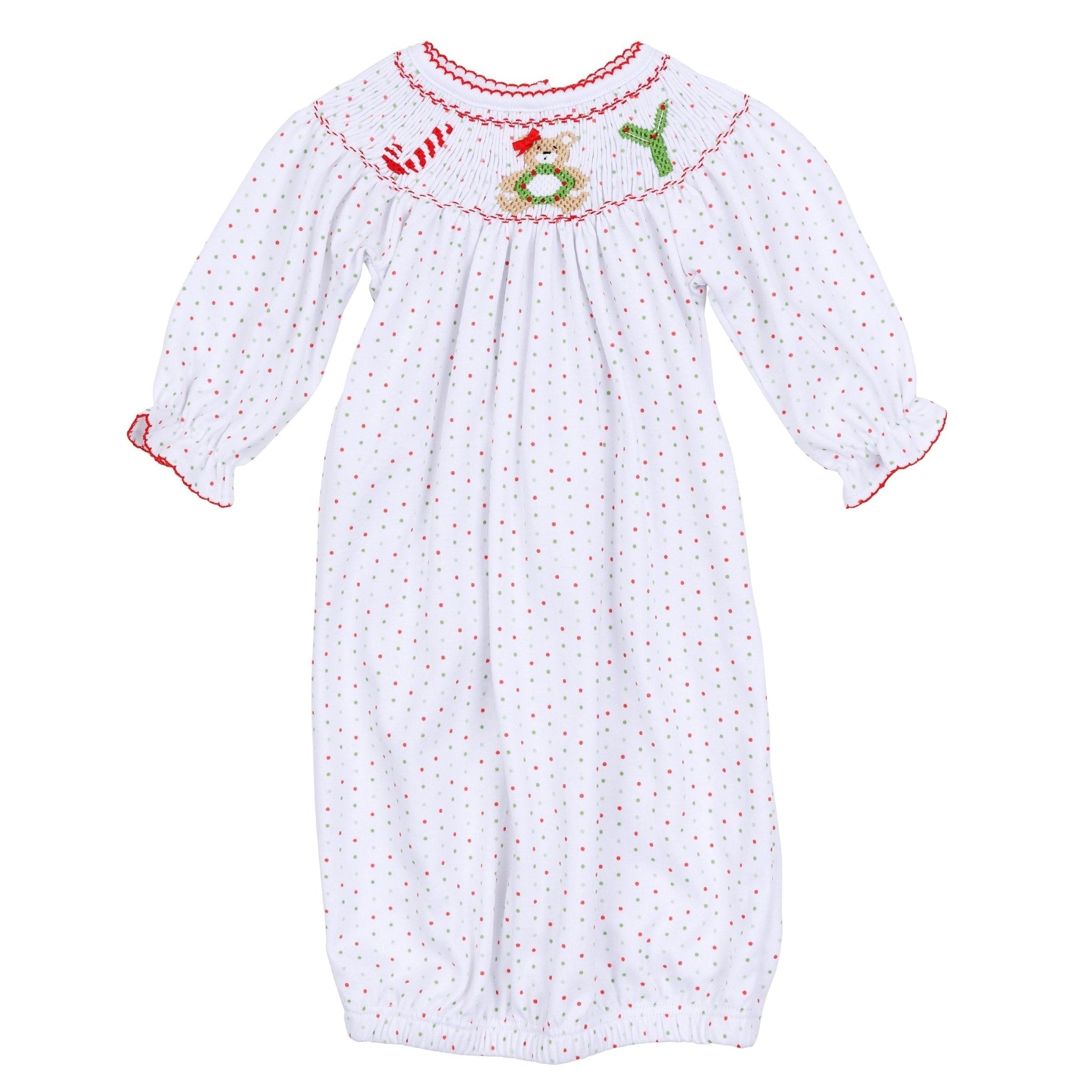 Christmas Joy Classics Bishop Gown - Red Girl - Magnolia BabyGown