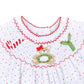 Christmas Joy Classics Bishop Long Sleeve Bubble - Red Girl - Magnolia BabyBubble