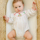 Christmas Joy Classics Bishop Long Sleeve Bubble - Red Girl - Magnolia BabyBubble