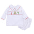 Christmas Joy Classics Smocked Long Sleeve Diaper Cover Set - Red Boy - Magnolia BabyDiaper Cover