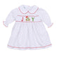 Christmas Joy Classics Smocked Long Sleeve Dress - Red Girl - Magnolia BabyDress