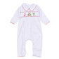 Christmas Joy Classics Smocked Playsuit - Red Boy - Magnolia BabyPlaysuit