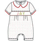 Christmas Joy Classics Smocked Short Playsuit - Red Boy - Magnolia BabyShort Playsuit