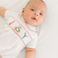 Christmas Joy Classics Smocked Short Sleeve Bubble - Red Boy - Magnolia BabyBubble