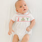 Christmas Joy Classics Smocked Short Sleeve Bubble - Red Boy - Magnolia BabyBubble