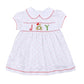 Christmas Joy Classics Smocked Short Sleeve Dress - Red Girl - Magnolia BabyDress