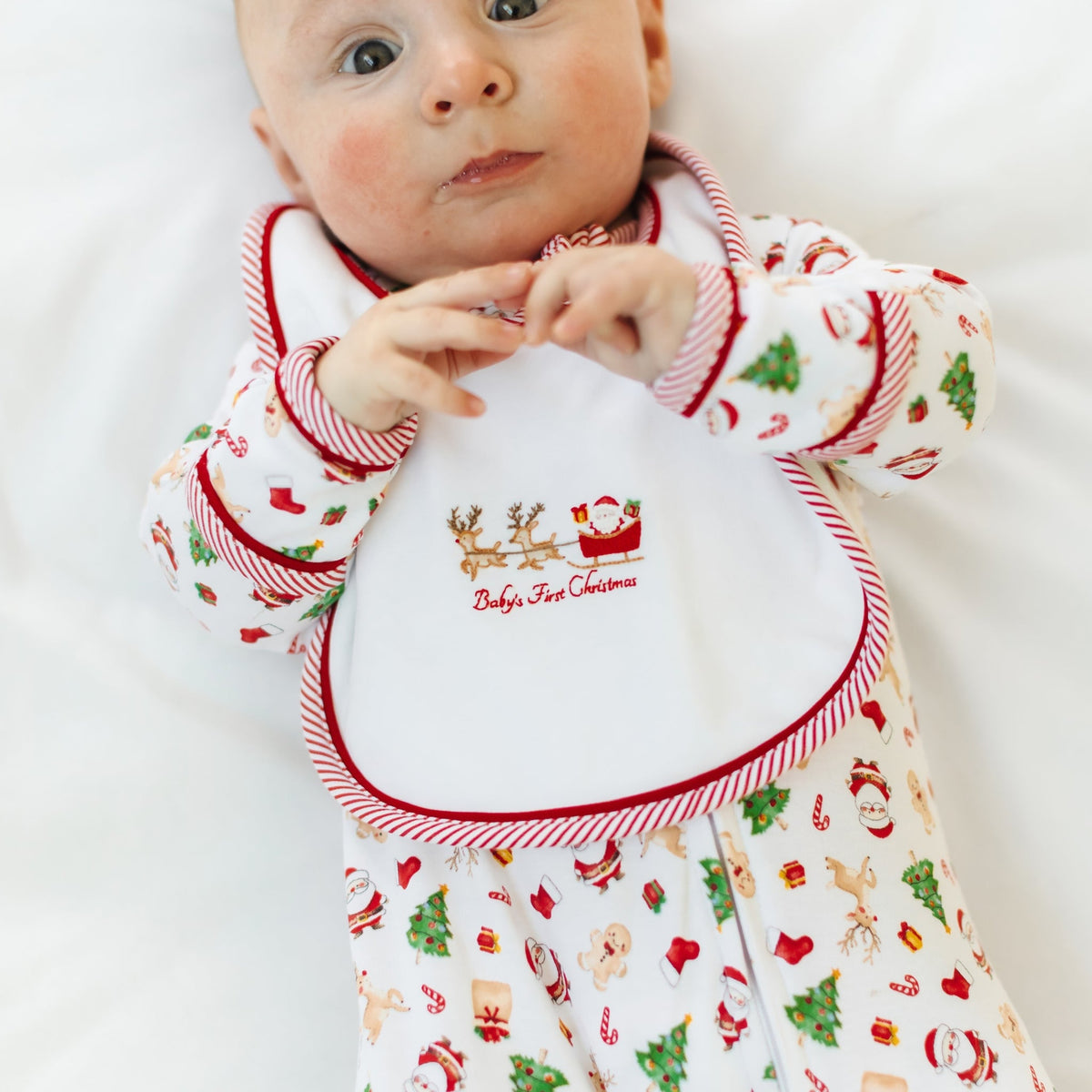Magnolia Baby_Christmas Magic Baby's First Christmas Bib_5