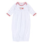Magnolia Baby_Christmas Magic Baby's First Christmas Gathered Gown_1