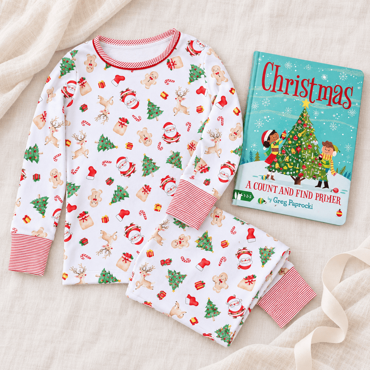 Magnolia Baby_Christmas Pajamas Gift Set - Christmas Magic_1