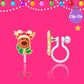 Christmas Reindeer Magic Cutie Clip - on Earrings - Magnolia BabyEarrings
