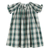 Christmas Tartan Bishop Smocked Dress - Magnolia BabyDress