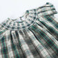 Christmas Tartan Bishop Smocked Dress - Magnolia BabyDress