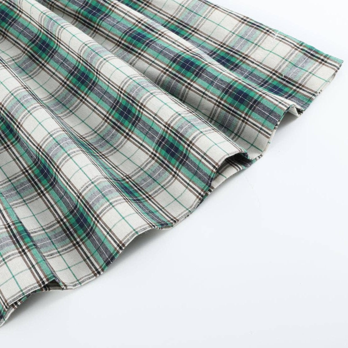 Christmas Tartan Bishop Smocked Dress - Magnolia BabyDress