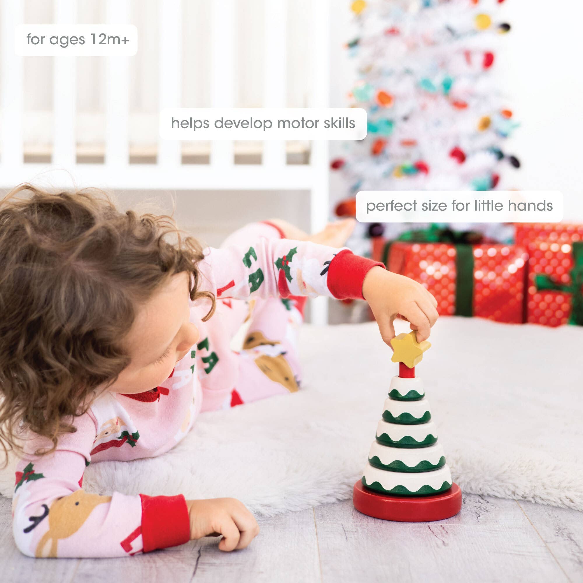 Pearhead_Christmas Tree Stacking Toy_2