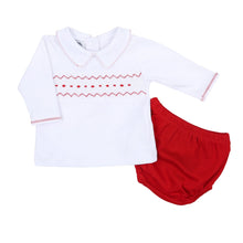  Clara and Caden Smocked Boy Long Sleeve Diaper Cover Set - Magnolia BabyDiaper Cover