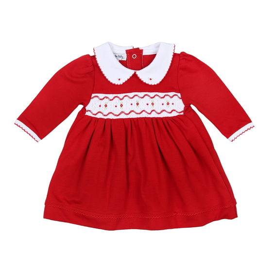 Clara and Caden Smocked Long Sleeve Dress - Magnolia BabyDress