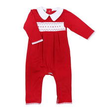  Clara and Caden Smocked Playsuit - Magnolia BabyPlaysuit