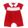 Clara and Caden Smocked Short Playsuit - Magnolia BabyShort Playsuit