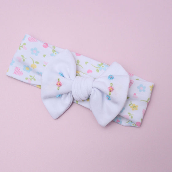 Clara's Classics Embroidered Headband - Magnolia BabyHeadband