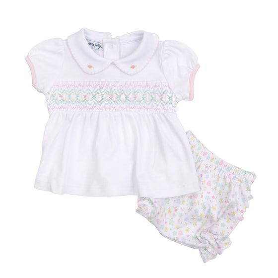 Clara's Classics Smocked Diaper Cover Set - Magnolia BabyDiaper Cover