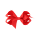 Classic Grosgrain Bow on Clip - 3" Red - Magnolia BabyHair Clip