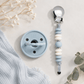 Classic Sky Vanilla Pacifier Clip Set - Magnolia BabyPacifiers & Clips
