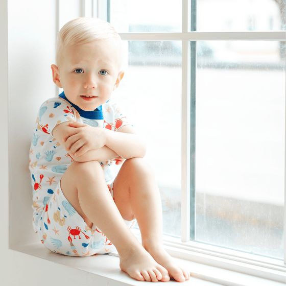 Coastal Cutie Short Pajamas - Magnolia BabyShort Pajamas