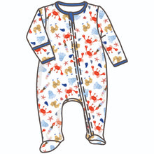  Coastal Cutie Zip Footie - Magnolia BabyFootie