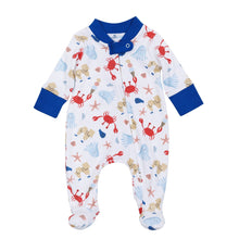  Coastal Cutie Zip Footie - Magnolia BabyFootie