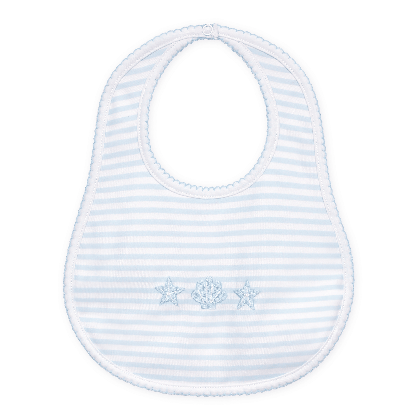 Magnolia Baby_Coastal Treasures Bib - Light Blue_1