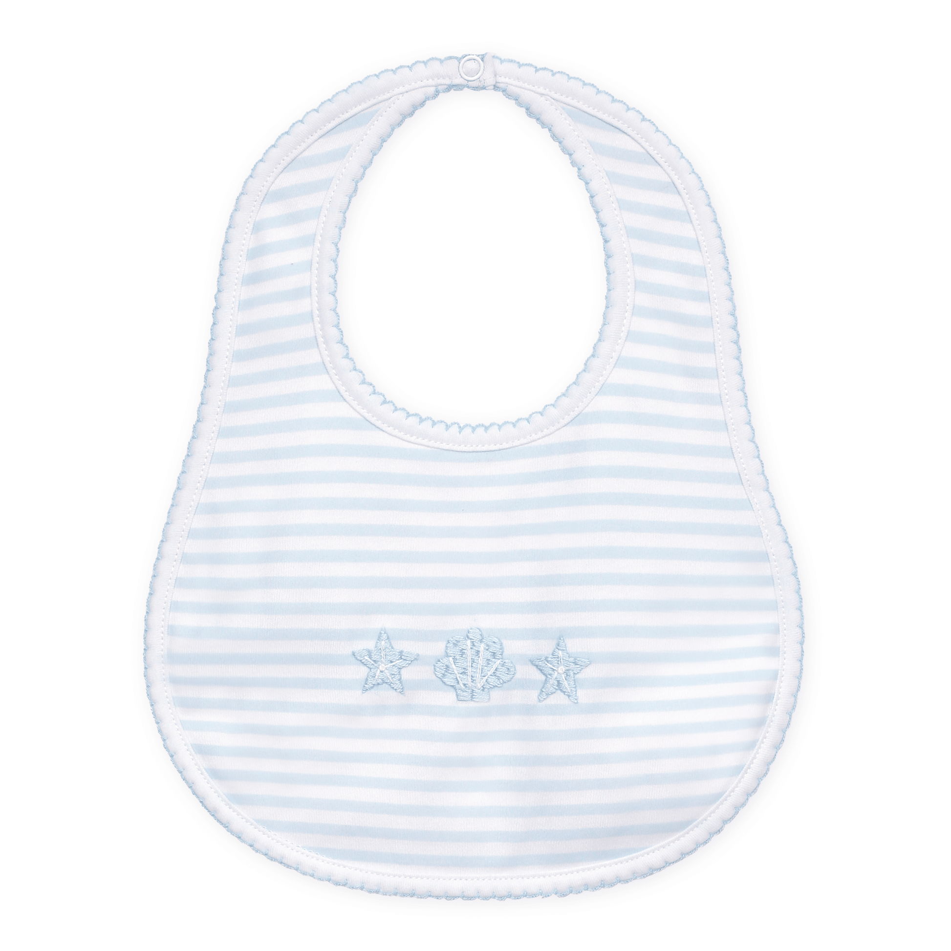Magnolia Baby_Coastal Treasures Bib - Light Blue_1