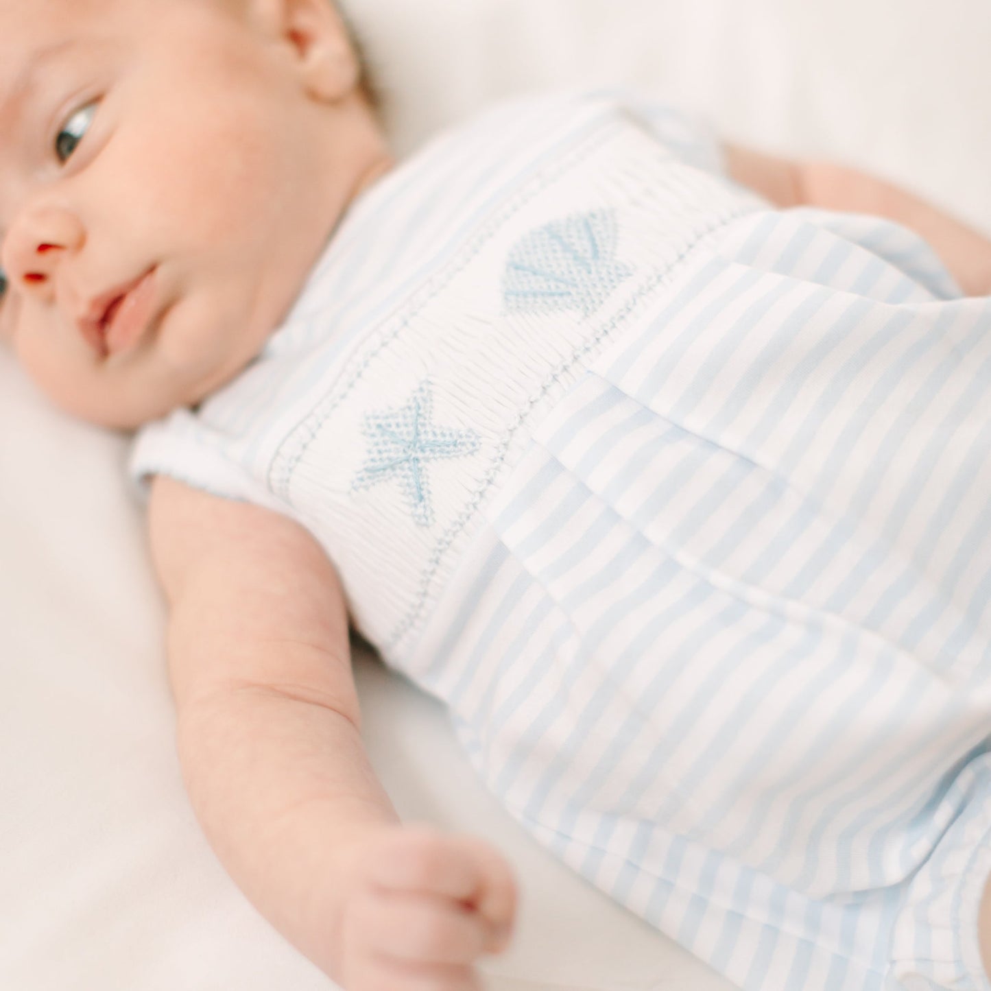Magnolia Baby_Coastal Treasures Smocked Bubble - Light Blue_5
