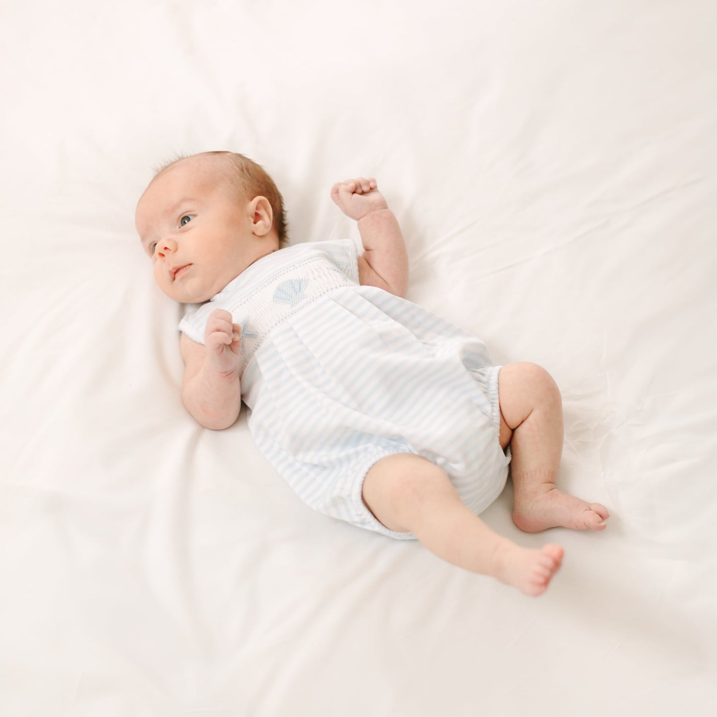 Magnolia Baby_Coastal Treasures Smocked Bubble - Light Blue_2