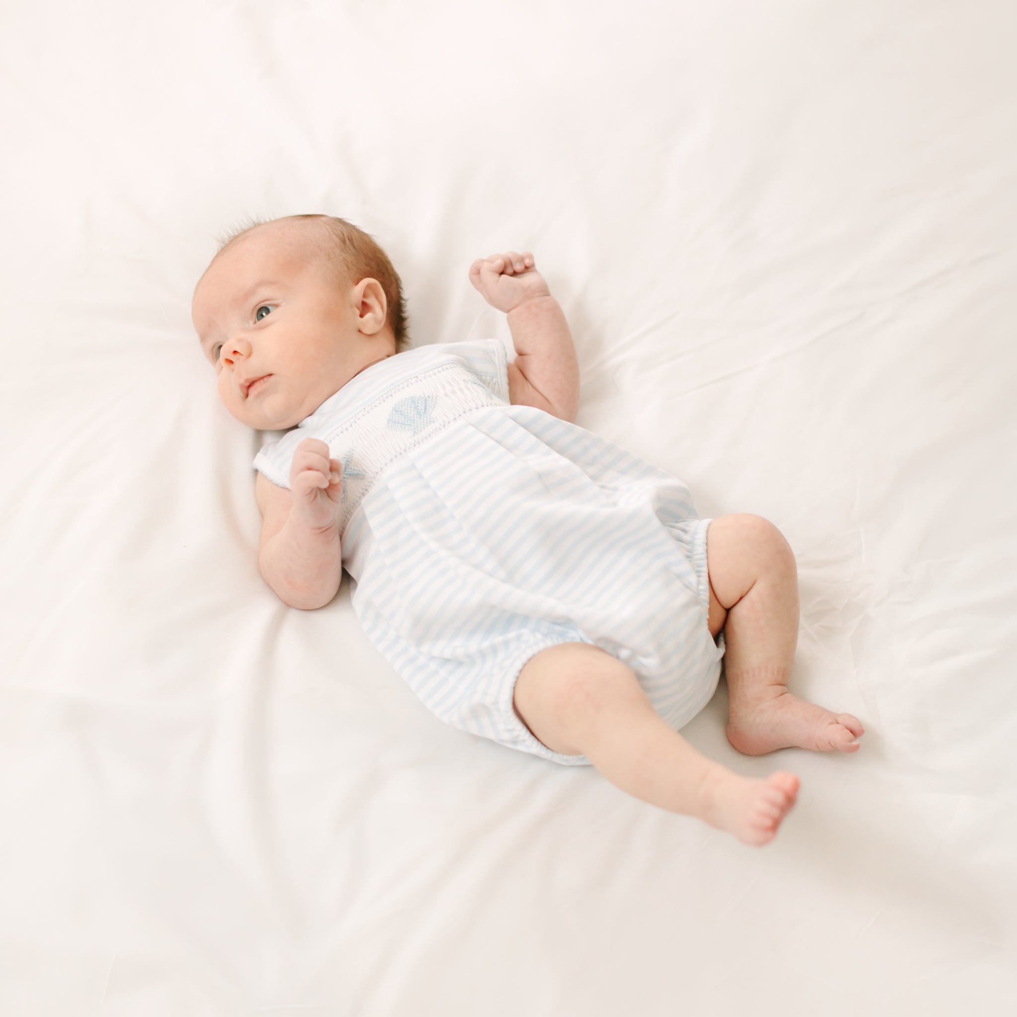 Magnolia Baby_Coastal Treasures Smocked Bubble - Light Blue_2