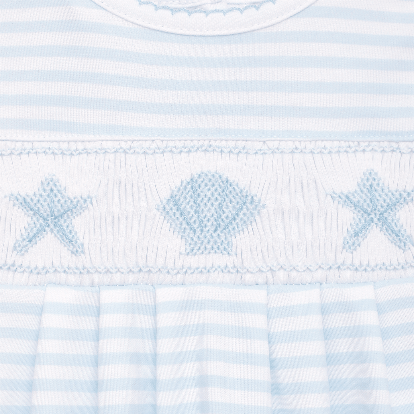 Magnolia Baby_Coastal Treasures Smocked Bubble - Light Blue_8