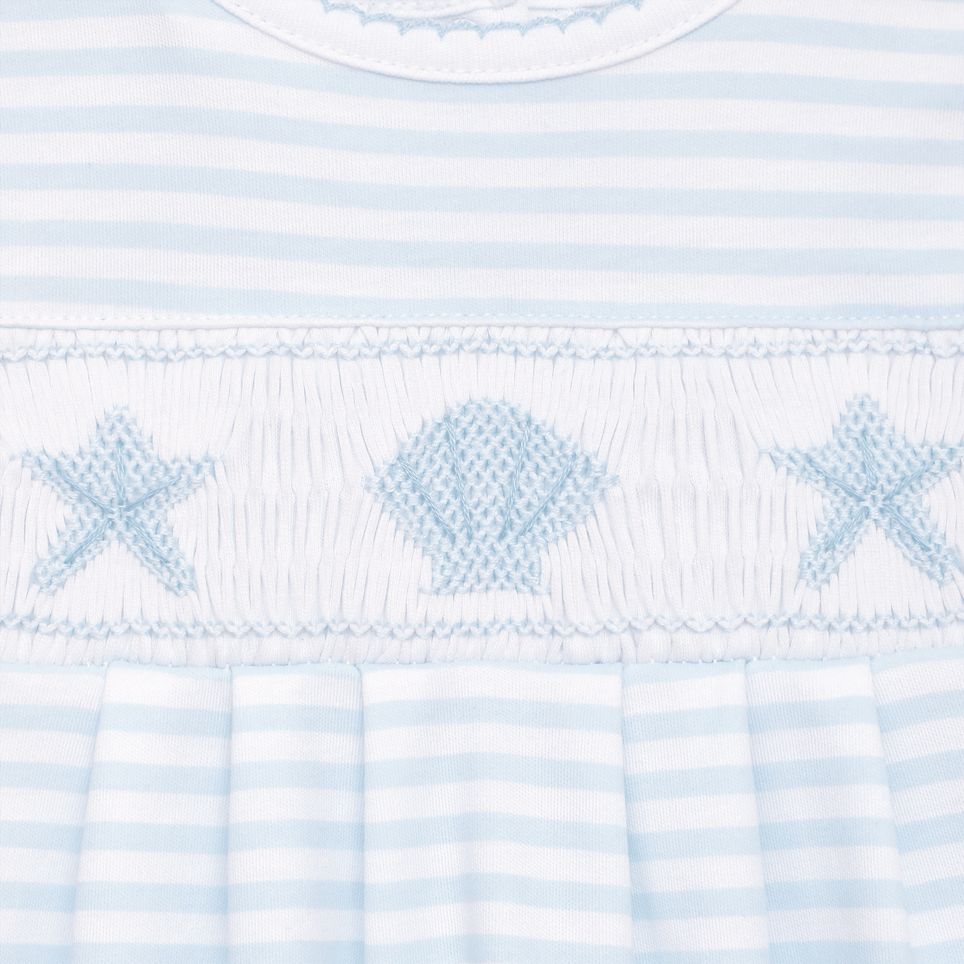Magnolia Baby_Coastal Treasures Smocked Bubble - Light Blue_8