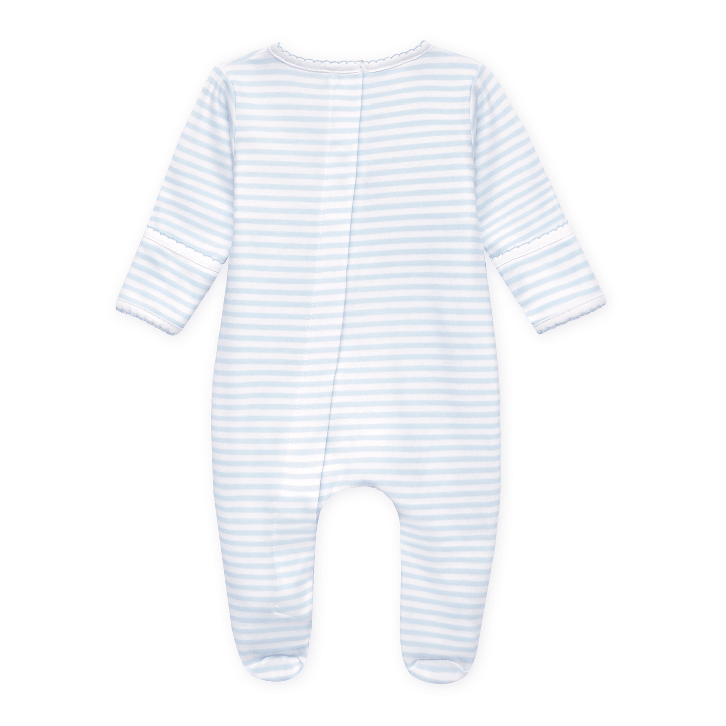 Magnolia Baby_Coastal Treasures Smocked Footie - Light Blue_5