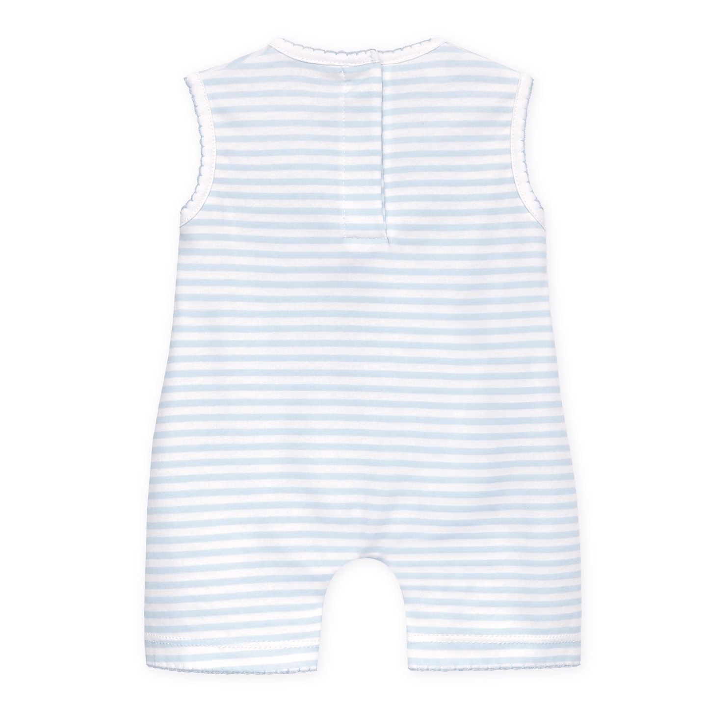 Magnolia Baby_Coastal Treasures Smocked Short Playsuit - Light Blue_2