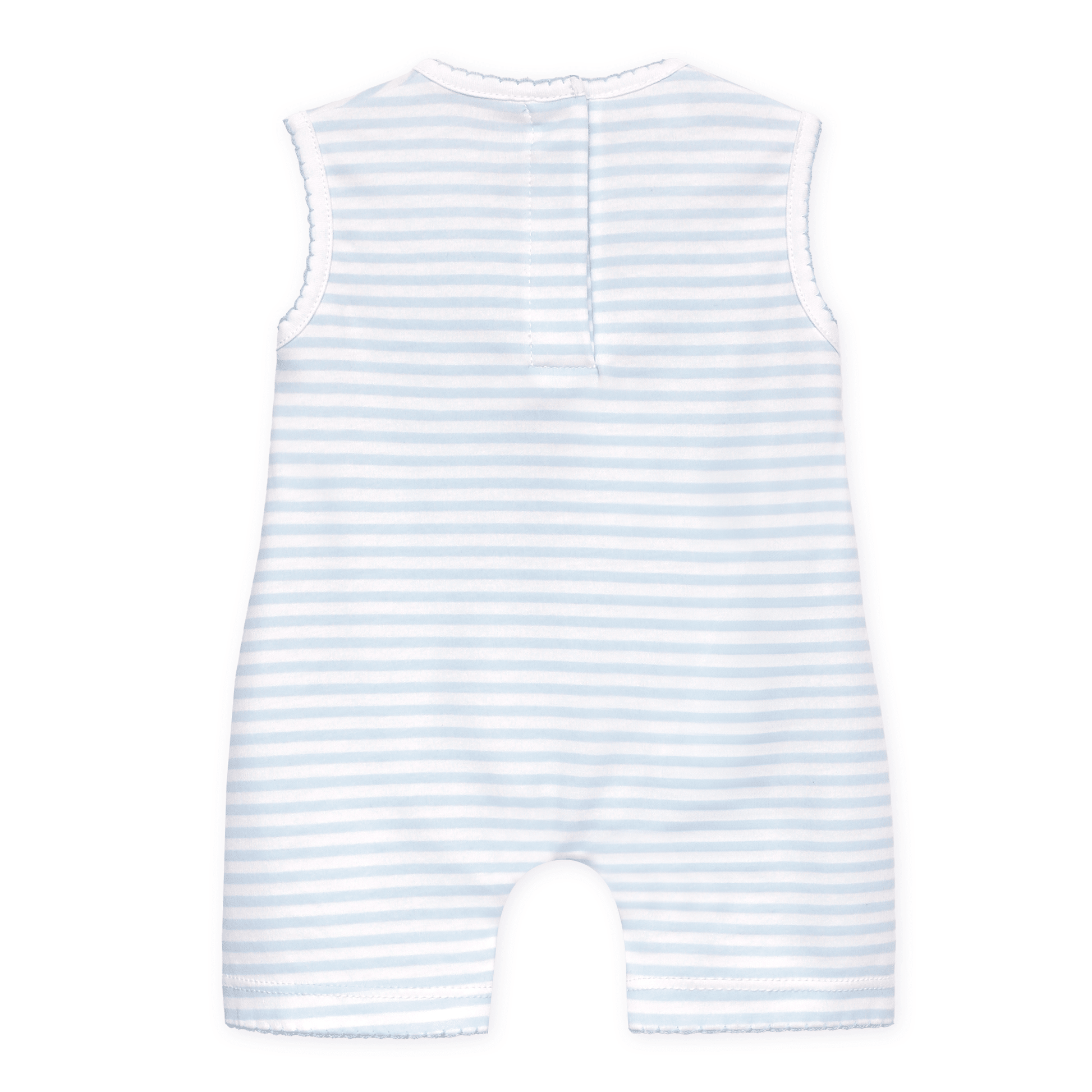 Magnolia Baby_Coastal Treasures Smocked Short Playsuit - Light Blue_2