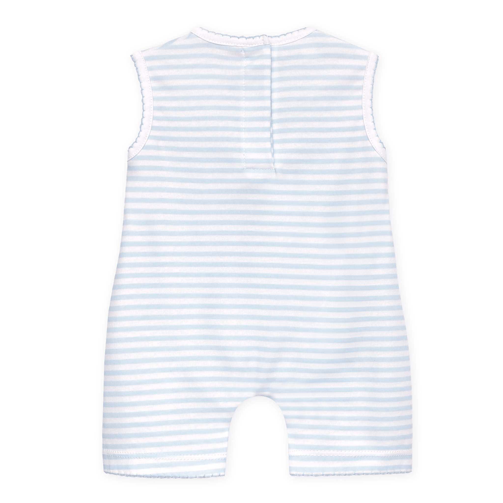 Magnolia Baby_Coastal Treasures Smocked Short Playsuit - Light Blue_2